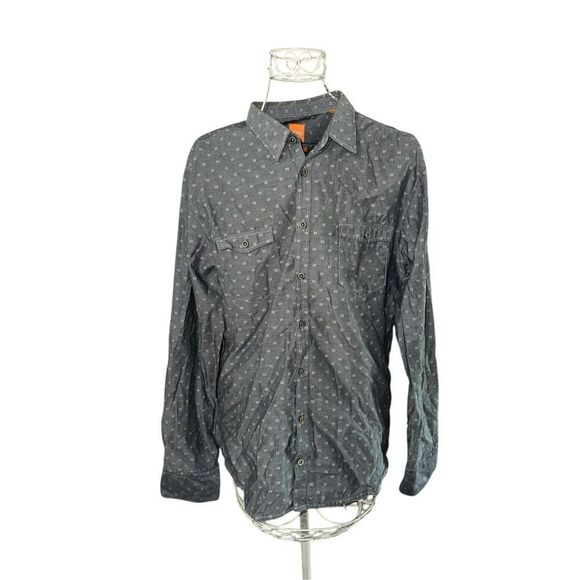 Very nice Hugo Boss Shirt slim fit Button Up Long Sleeve Dress Casual Mens Club - Picture 1 of 11